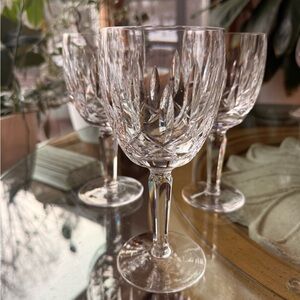 Waterford Crystal  Lismore Wine Glass Set of 3